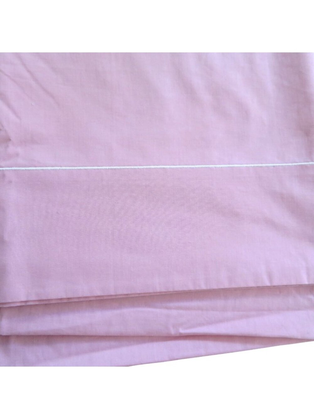 Vintage JCPenney Pink Double Bed Flat Sheet Percale 50/50 Blend Permanent Press